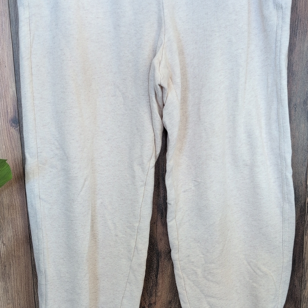 Aerie Cream Stretch Waist Jogger Lounge Pants XL W219 - Picture 3 of 9
